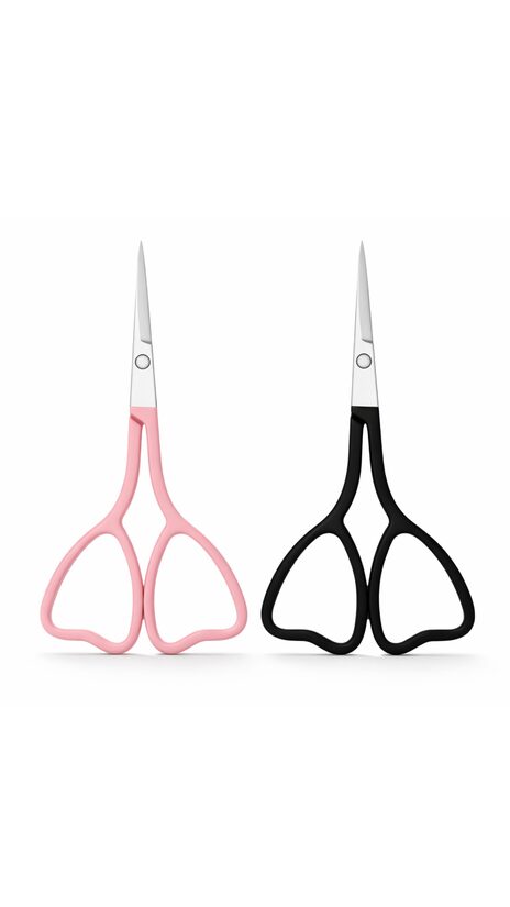 Heart-Shaped Eyebrow Scissors